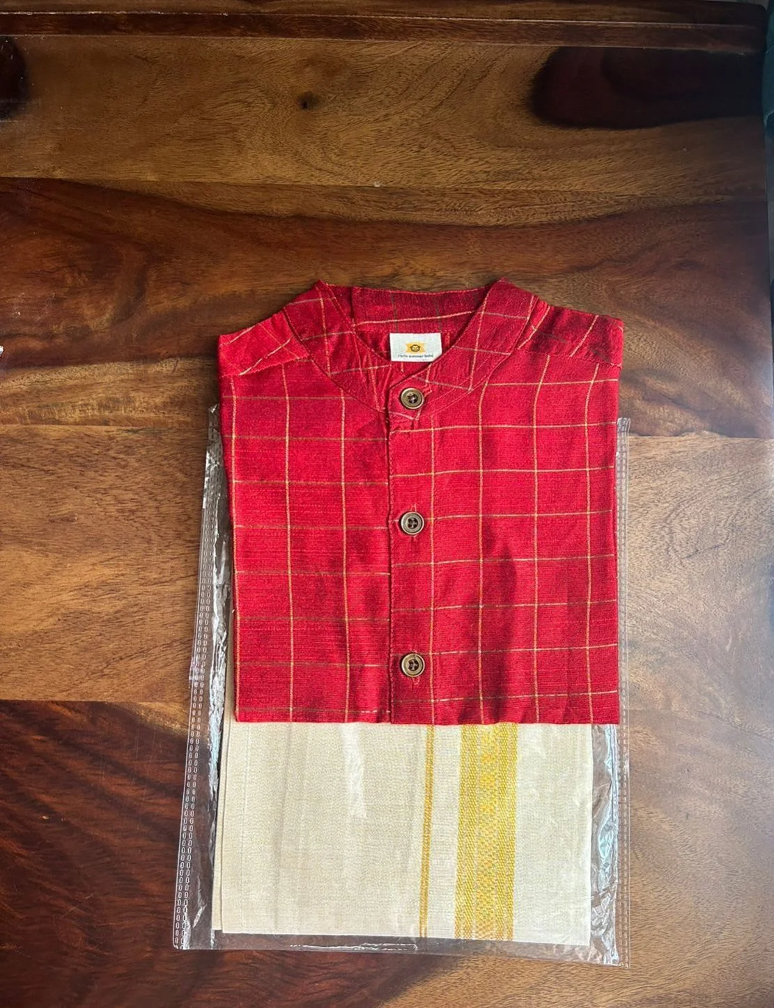 Bright Red Checks(Shirt Only)