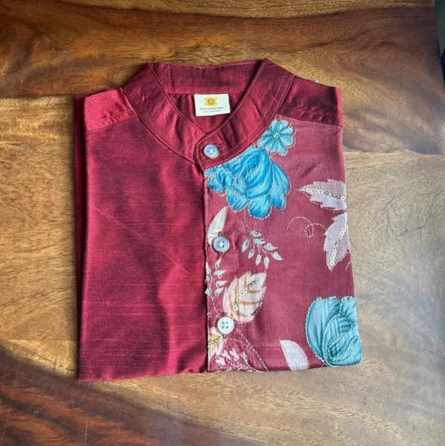 Brown Floral (Shirt Only)