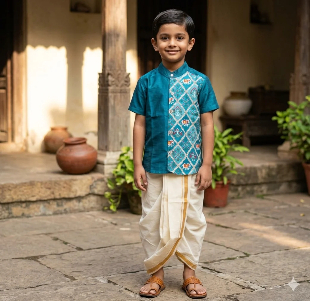 Blue Patola(Shirt Only)